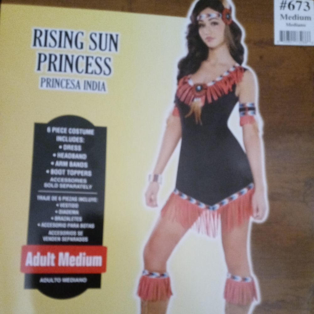 Sexy Indian Costume size medium